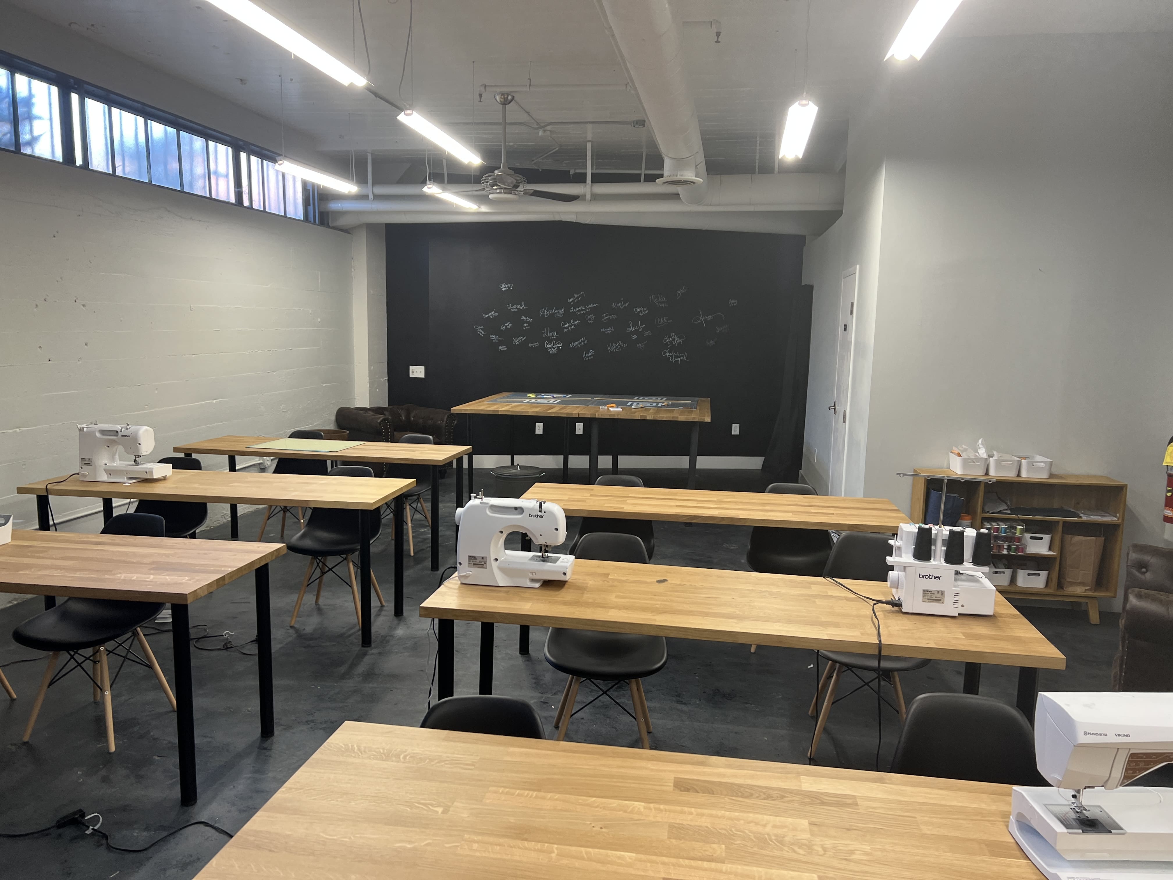 Sew It Academy, melanated fabrics downstairs