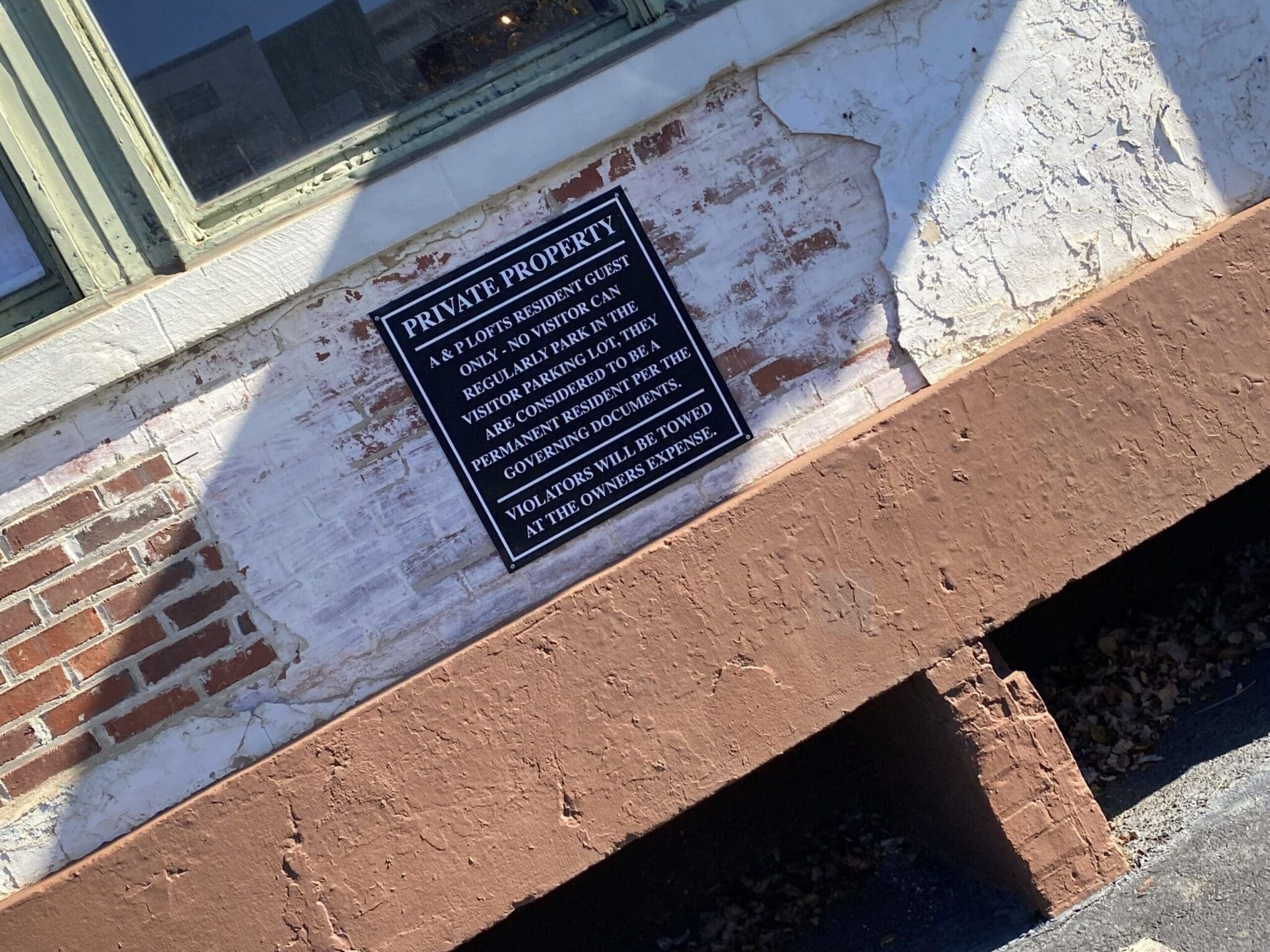 Melanated Fabrics, parking sign