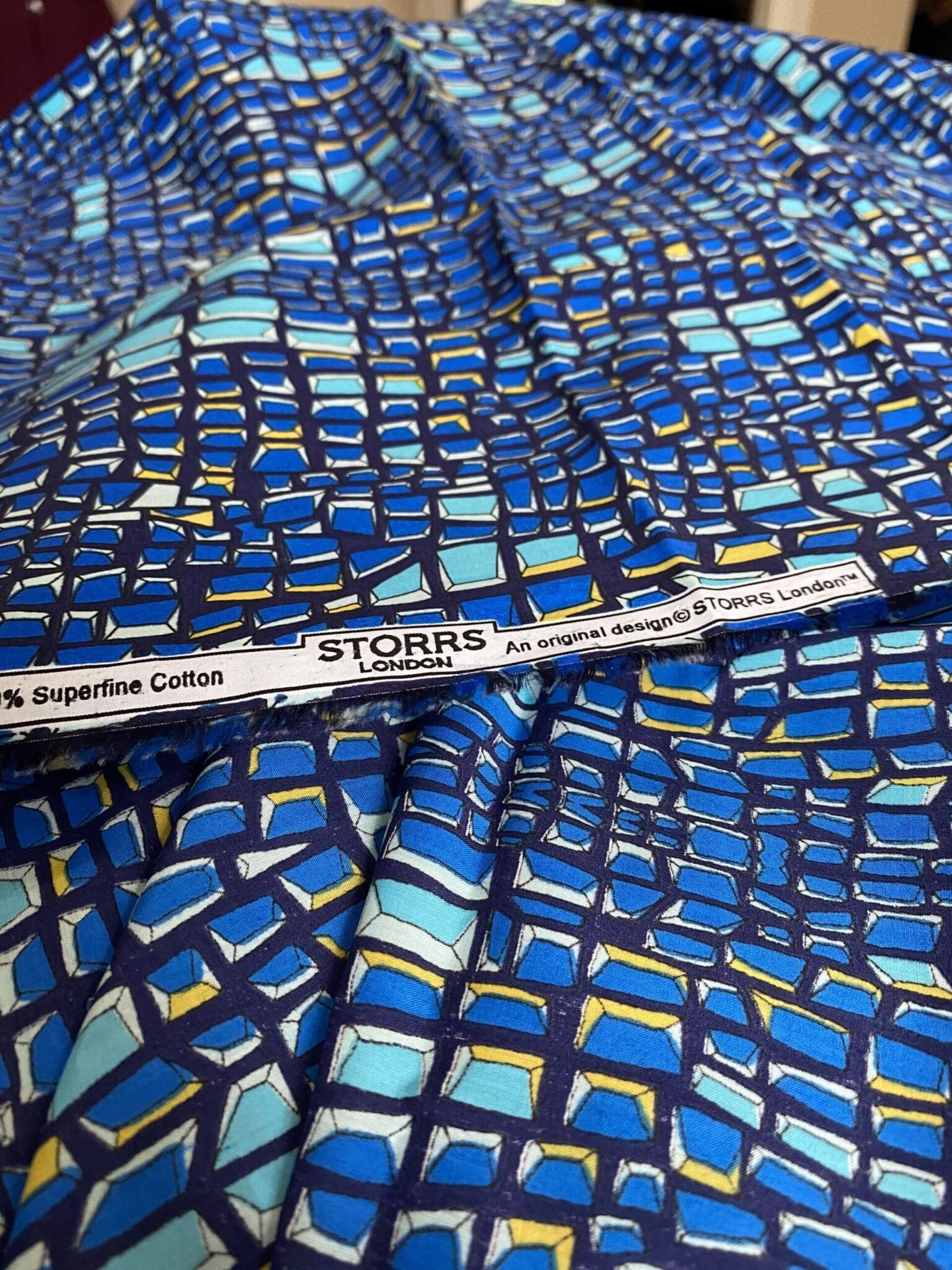 Blue Minerva Storr London Egyptian Cotton