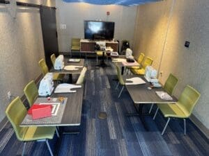 sewing for my sanity class set up