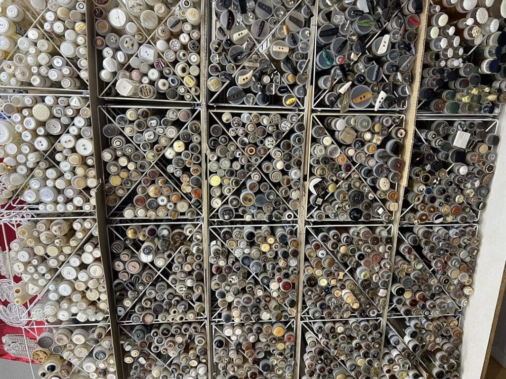 button wall at Gail K