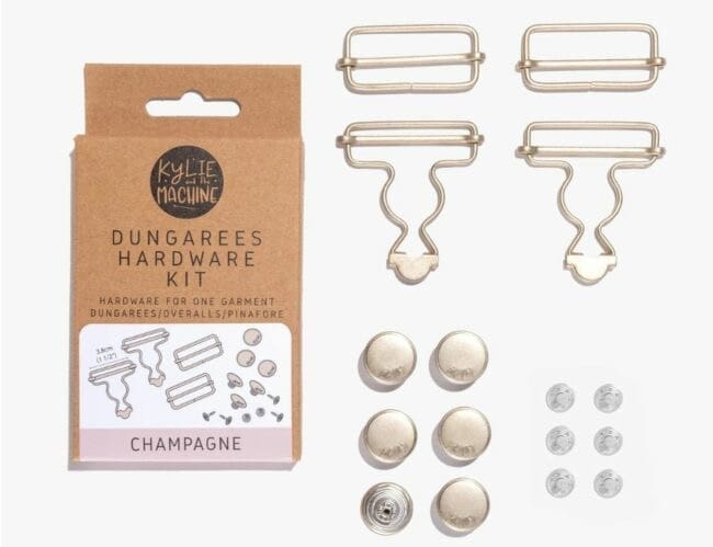 dungarees kit by Kylie in the machine