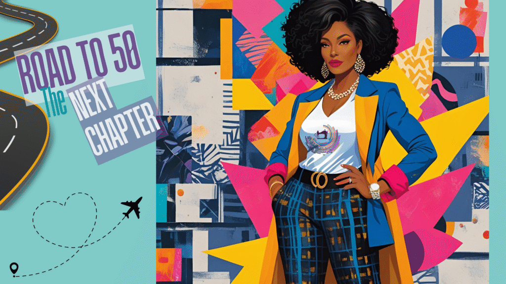 Road to 50 the next chapter banner for sewing for my sanity