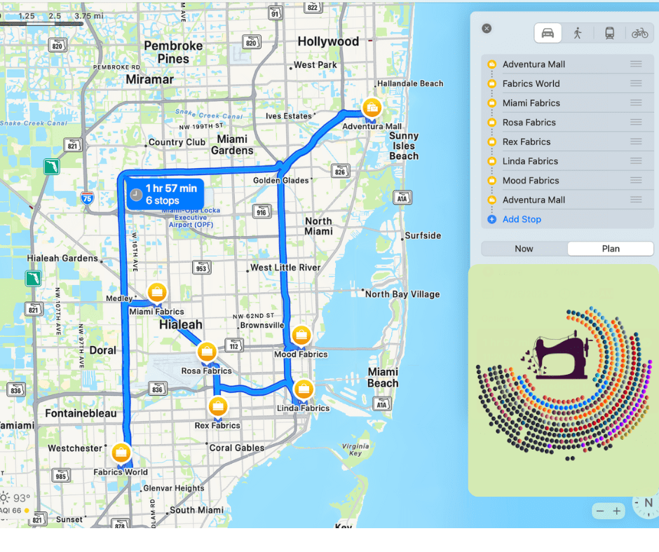 fabric shopping in miami