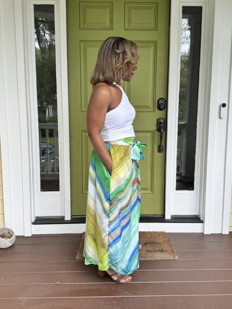 New Look 6798 NL6798 romper hacked into pants side view