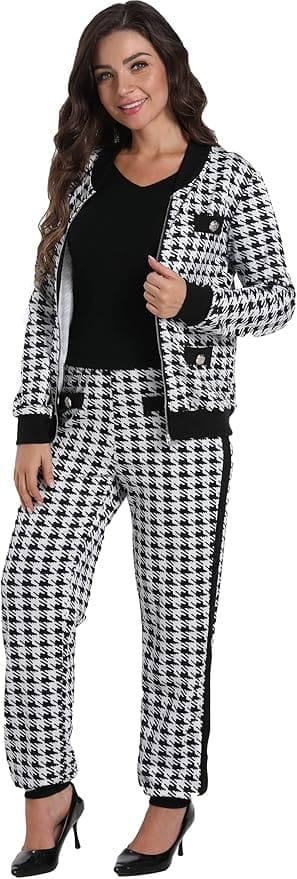 Houndstooth Matching Set
